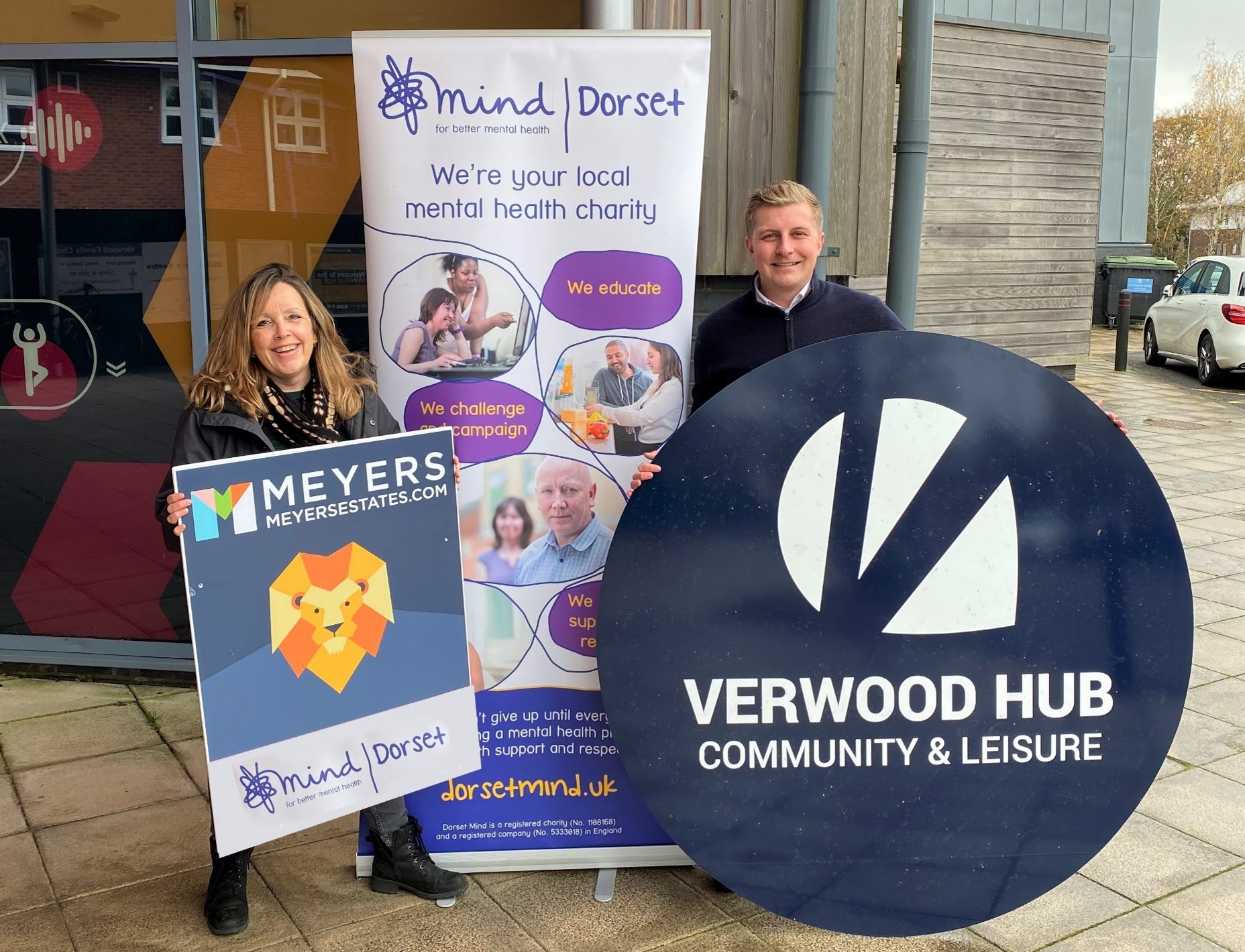 Meyers Estate Agents to Sponsor Dorset Mind Verwood Wellbeing Support Group