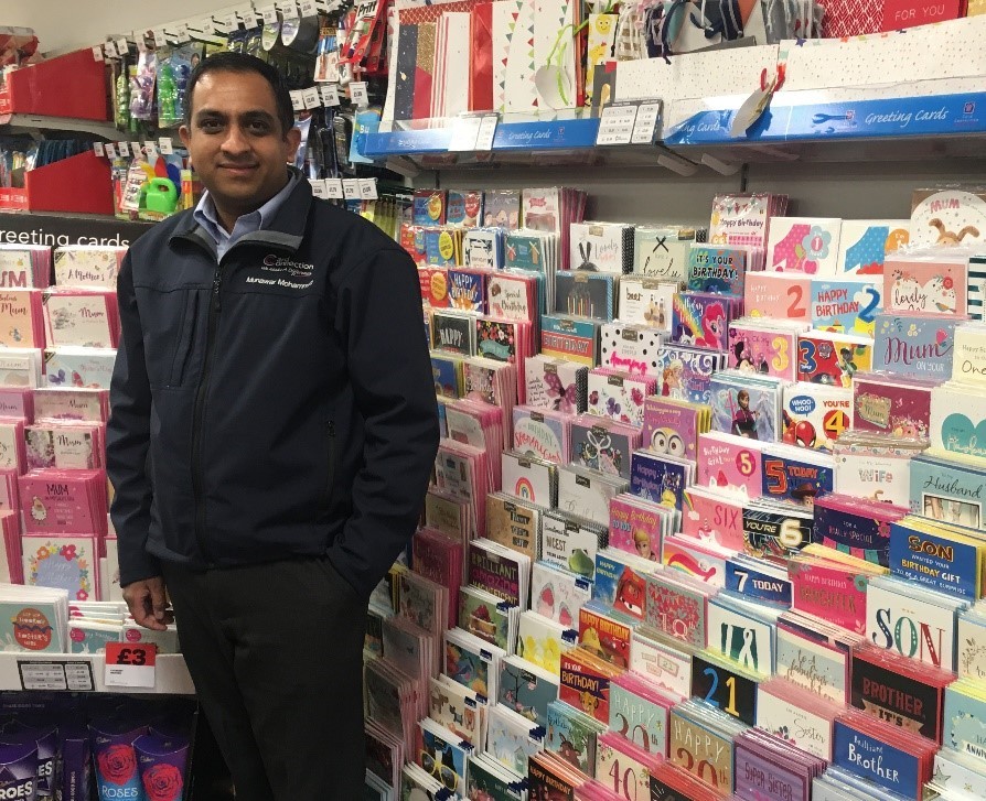 bfa Community Hero Nomination:  Munawar Mohammed Card Connection’s Greeting Card Franchisee for Aberdeen