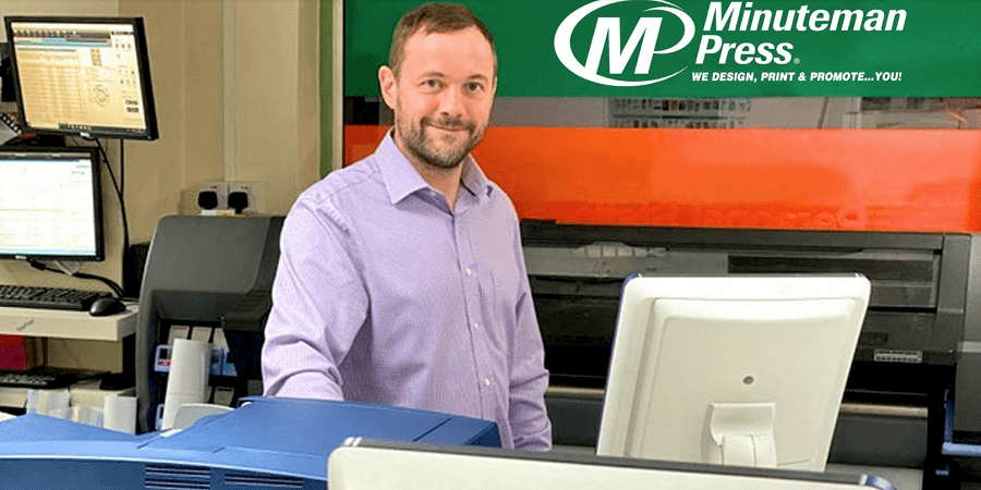 Minuteman Press Printing Franchise in Manchester City Centre Grows Through Product Expansion and Customer Service
