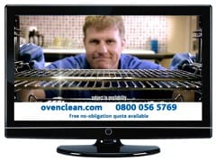 Ovenclean TV advert proves huge hit