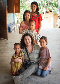 E F C F F F C B Ca Ed InXpress Franchisee Rebecca Robyns with children
