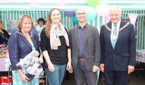 Mayor & Mayoress opening Radfield House