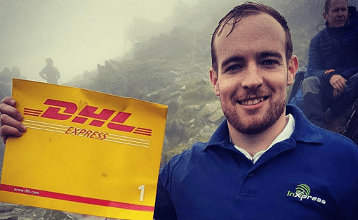 Inxpress franchisee Luke Price on Mount Snowdon