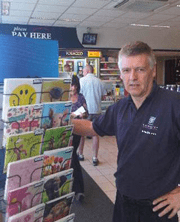 B Aa Fca A A F Dd Aa Brian Spilman beside greetings cards