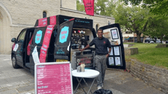 Really Awesome Coffee Van Interior