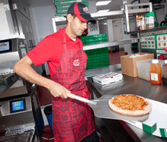 Papa John's pizza chef