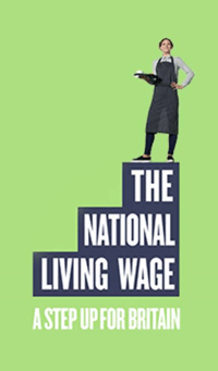 B Df A C C Adcefb A National living wage poster