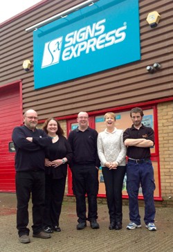Signs Express Aberdeen new owner Olive Hamilton 2nd from Right.jpg