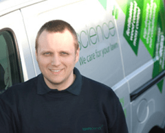 Lawnscience franchisee Scott Harrison