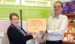 Merry Maids Inverness wins award 