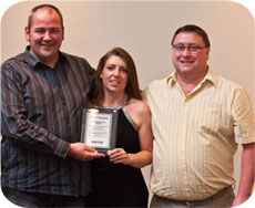 L to R- Gary & Lorraine Sullivan, FS Reading with Dave Callister