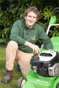A E B Fda Ba Aa B Jim's Mowing franchisee Rob Chisholm