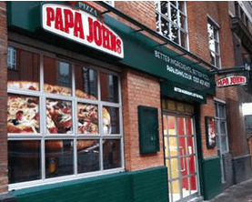 Papa Johns Shopfront