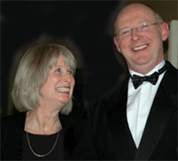 Vicky and William Ball at the Auditel National Conference