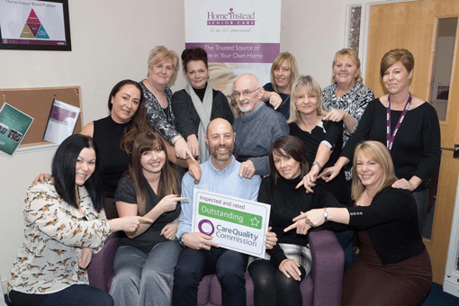 The outstanding team at Home Instead Senior Care Oldham and Saddleworth