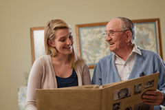 D F C Dca Ceb Aae Afee Elderly Man and Carer