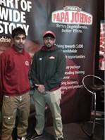 Hitesh Patel and Harry Singh at Papa John's Bristol-1