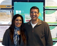 With picture, left to right: Sam and Runa Giddy, owners of Recognition Express Birmingham Tamworth,  with Nigel Toplis, managing director of Recognition Express