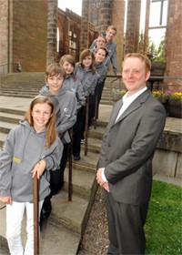 Pictured: Alex Newman, Owner of Recognition Express Coventry with the 7 Coventry athletes (front to back): Sian Rainsley, Sam Parsons, Scarlett Payne, Mollie Paling, Francine Robb, Jamie Blundell and Mark O’Kane.