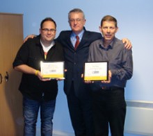 Steve and Paul with MD Nigel Toplis