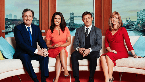 Good Morning Britain Cast on couch