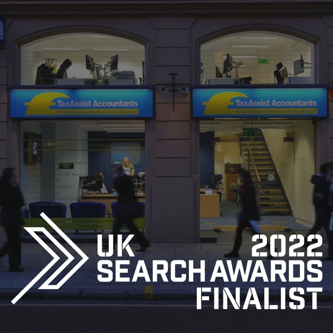 TaxAssist Accountants is a finalist in three categories at the UK Search Awards