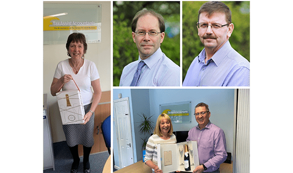 Four TaxAssist Accountants celebrate 20 years of business success