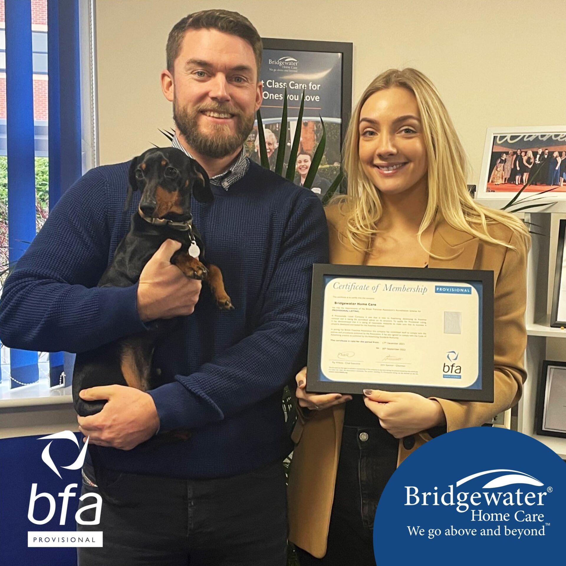 Bridgewater Home Care now a BFA provisional member