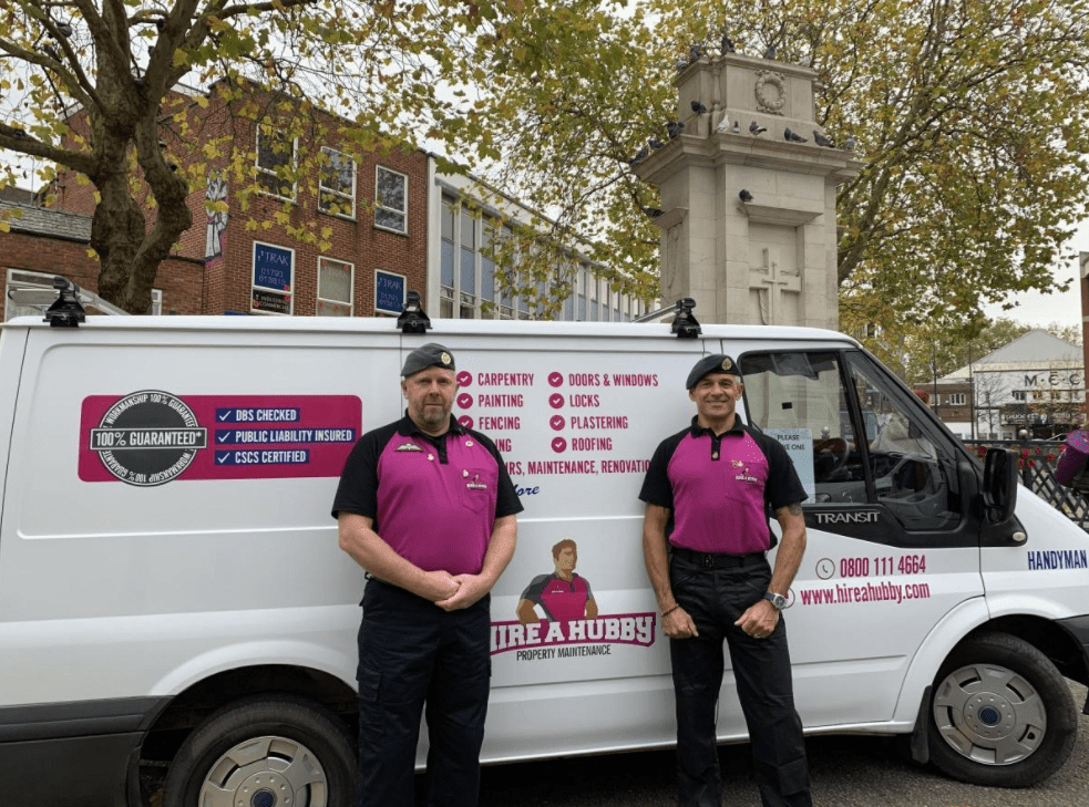 Former RAF members become Hire a Hubby franchisees