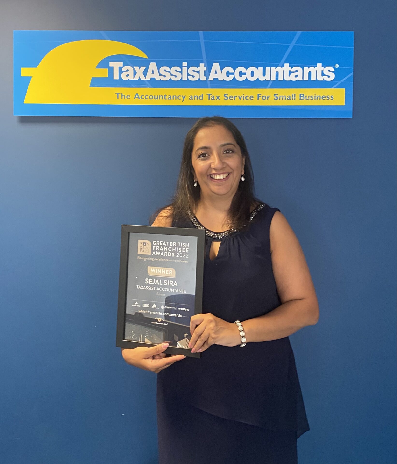 TaxAssist Accountant Sejal Sira wins Great British Franchisee Award UK Franchise Opportunities