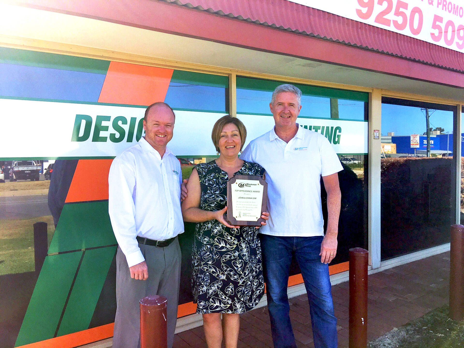 Minuteman Press Franchisees John and Diana Sim Celebrate Four Years in Business in Midland, Perth, Western Australia
