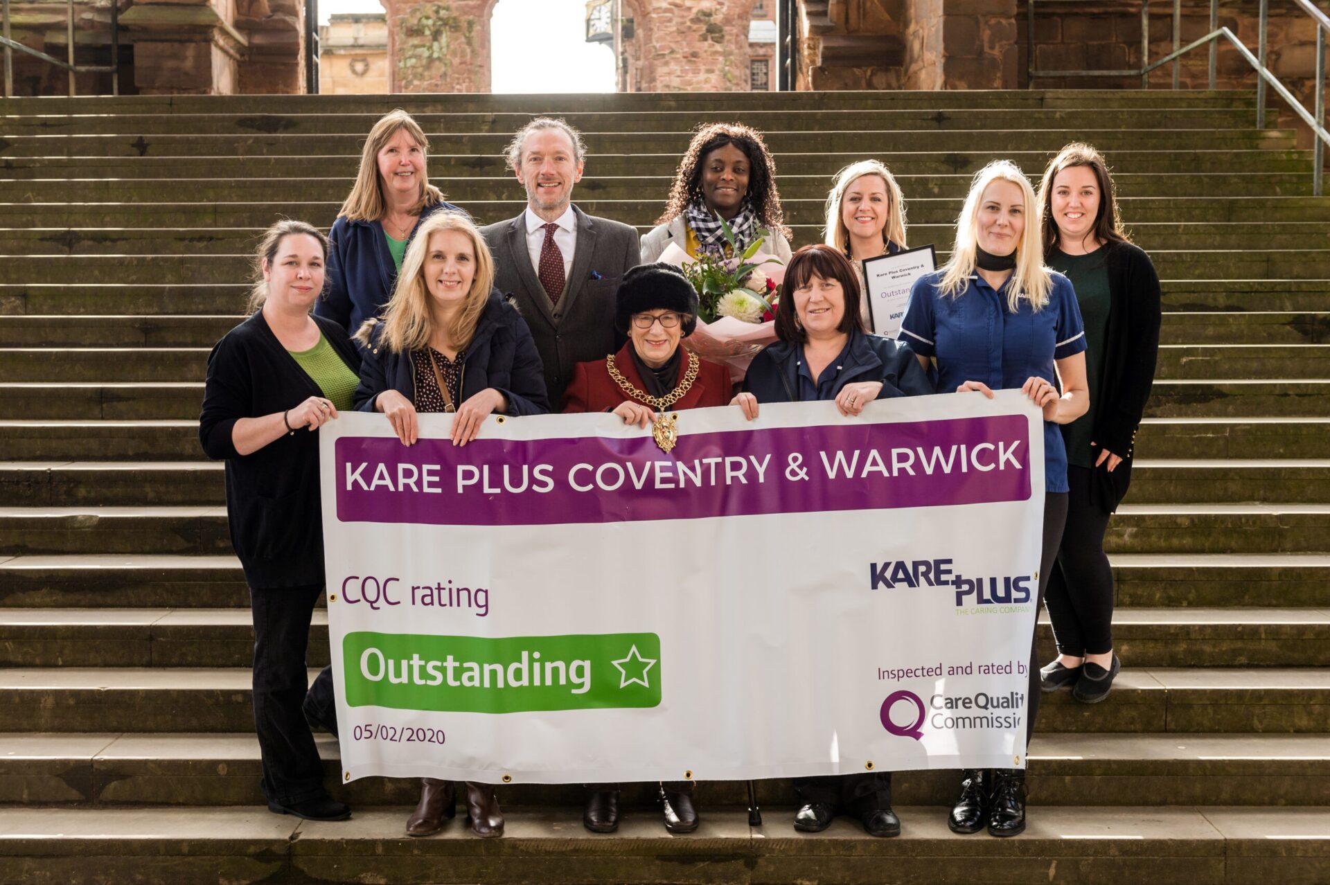 Kare Plus Coventry & Warwick Awarded Outstanding CQC Rating