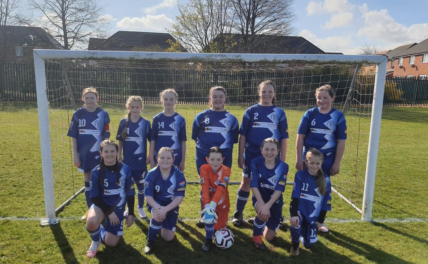 Girls team are on the ball with new kit