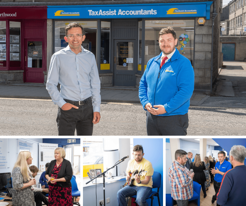 TaxAssist Accountants Inverurie holds shop launch party